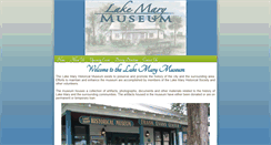 Desktop Screenshot of lakemarymuseum.com